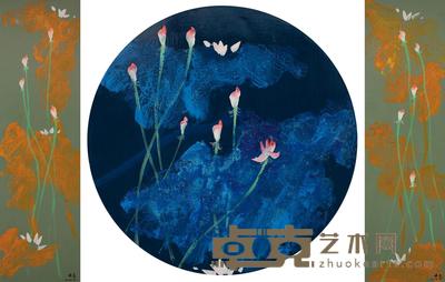 徐旷达 2012年作 流动·生命 直径80cm;120×40cm×2