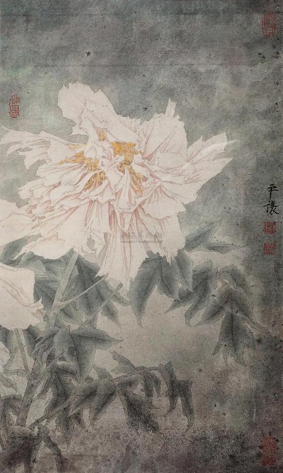 杜平让 风清花自菲 镜心