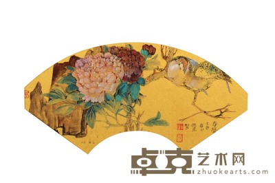 高德星 春馨园 扇面