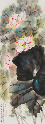 黄贤安 并蒂花开