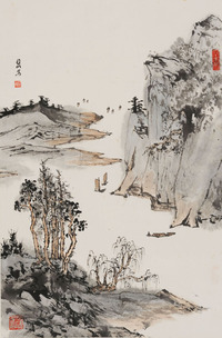 亚明 湖光山色