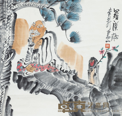 周京新 罗汉松 68×66