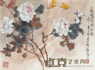 李剑晨 月季花 51×37
