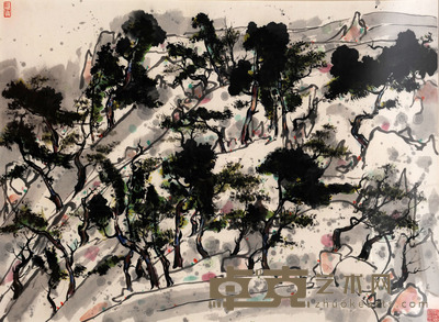 吴冠中 郊野之趣 66×90