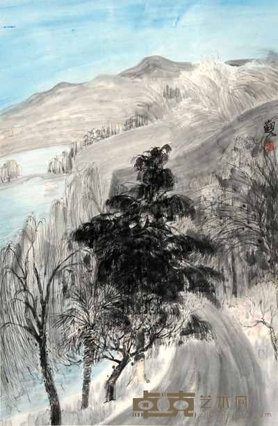 崔见 台城美景 45×68