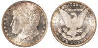 1881年美国摩根壹圆银币一枚 钱币