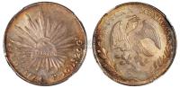 1877年墨西哥“鹰洋”银币一枚 钱币