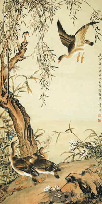 陈之佛 花鸟 127*63