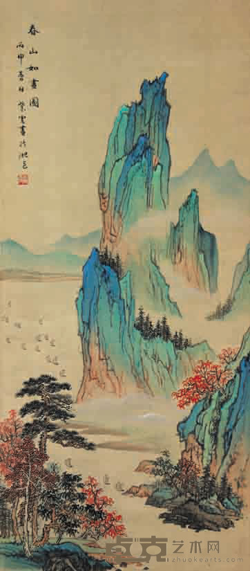 蒋孝游 山水 80*38