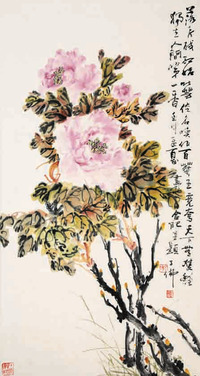 陈丁佛 花卉