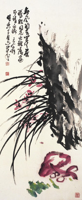 王个簃 花卉