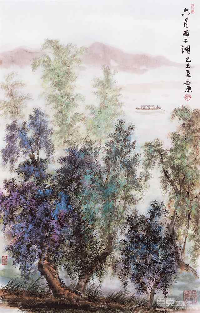 六月西湖98x60cm