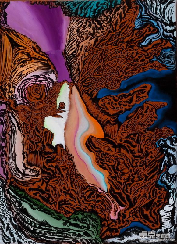 玫瑰味 72.5x53cm 布面丙烯 2009