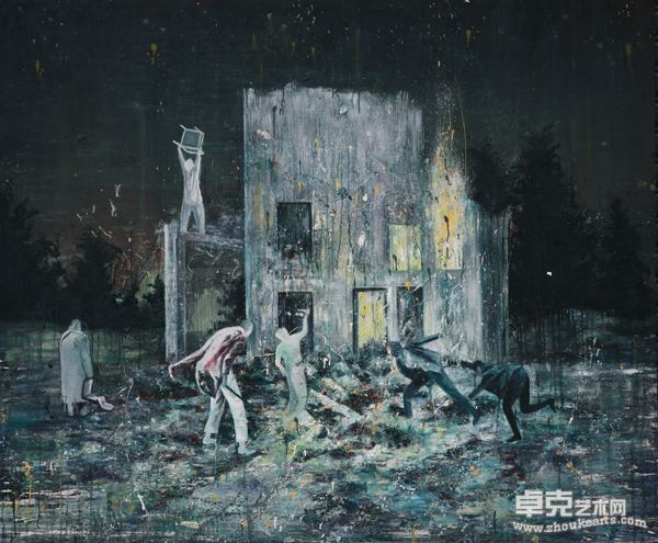 冯瀚平 Feng HanPing ，危机之旅NO_1 _150X180CM_布面油画 Oil on Canvas_ 2010