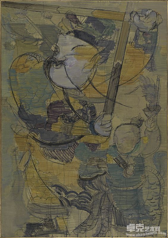 顾黎明 敬德 164x114cm 布面油彩 2007年