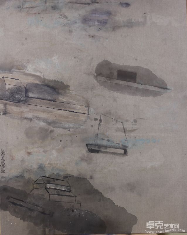 王劼音 空帆 布上丙烯、油彩 150×120cm 2009