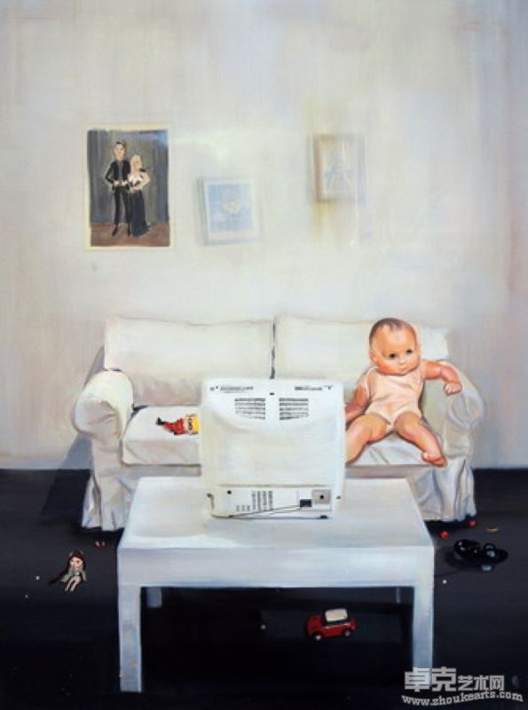 《玩偶之家》Toy Family黄鹤Huang He布面油画oil on canvas150-200cm