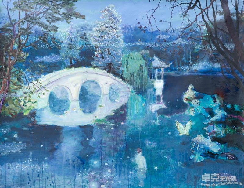《梦湖》102x82cm