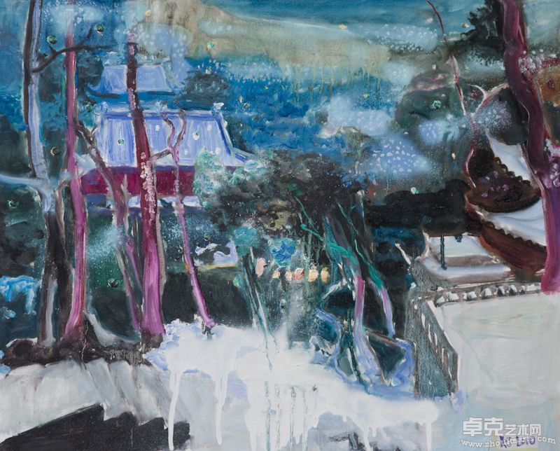 《灵隐霁雪》60x50cm