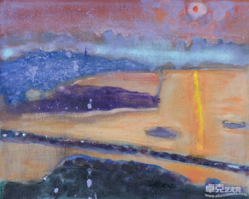 《西湖的早晨》50x40cm