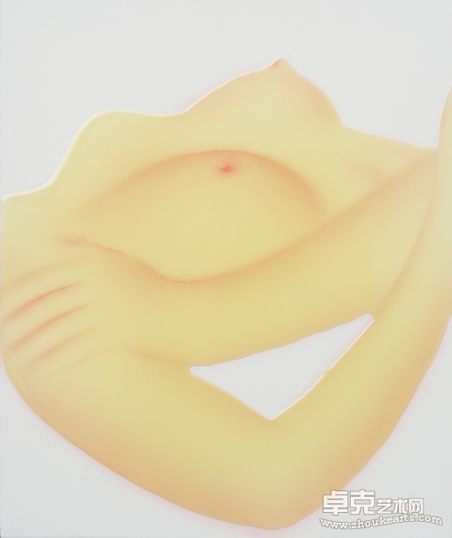 爱情密室3  布上丙烯光亮剂，水彩和油画 Acrylic gel, watercolor and oil on canvas 2010