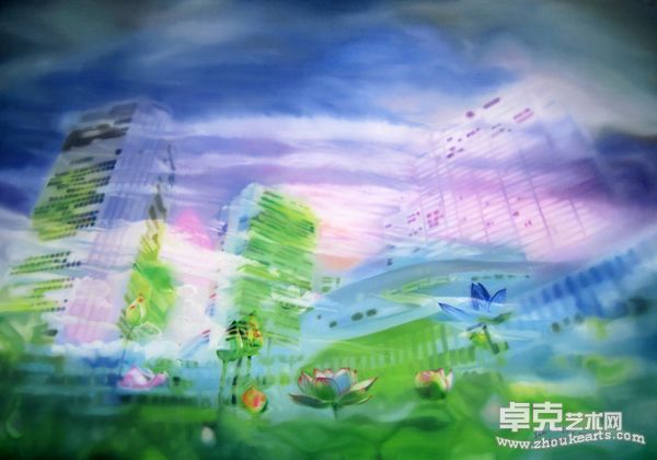 王维峰美丽的谎言A-6（布面油画）140cm×200cm