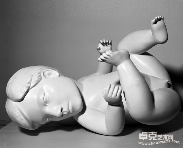 2,婴儿，玻璃钢雕塑，baby,sculpture,2005.