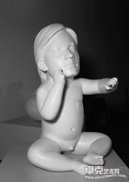 3,婴儿，玻璃钢雕塑，baby,sculpture,2005