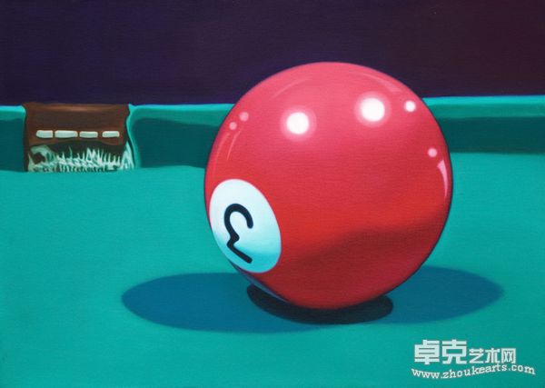 陈文波Chen Wenbo  3号球 Table Tennis No.3  布面油画oil on canvas  100x140cm 2008