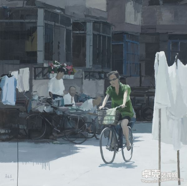 马胤鑫  平淡 布面丙烯 160X160cm 2009