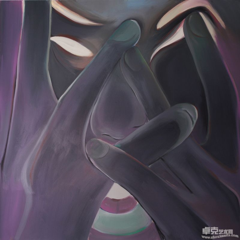 尹朝辉 无题 布面油画 130x130cm 2010