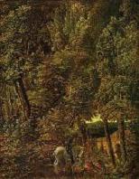 圣乔治诛龙图Albrecht Altdorfer 1510, 羊皮纸油画, 28 x 23 cm