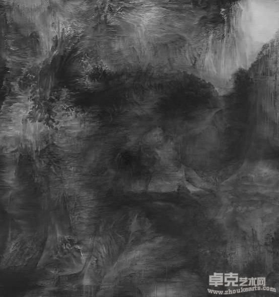 密林 no.1 布面油画  Deep Forest no.1 180x170cm  oil on canvas 2009