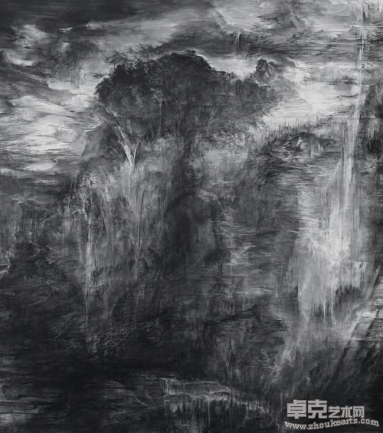 密林 no.3 布面油画 Deep Forest no.3 180x170cm