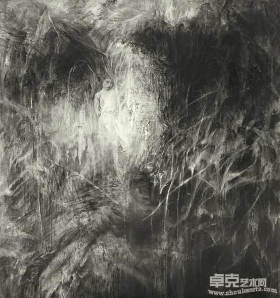 密林 no.9 布面油画 Deep Forest no.9 180x170cm