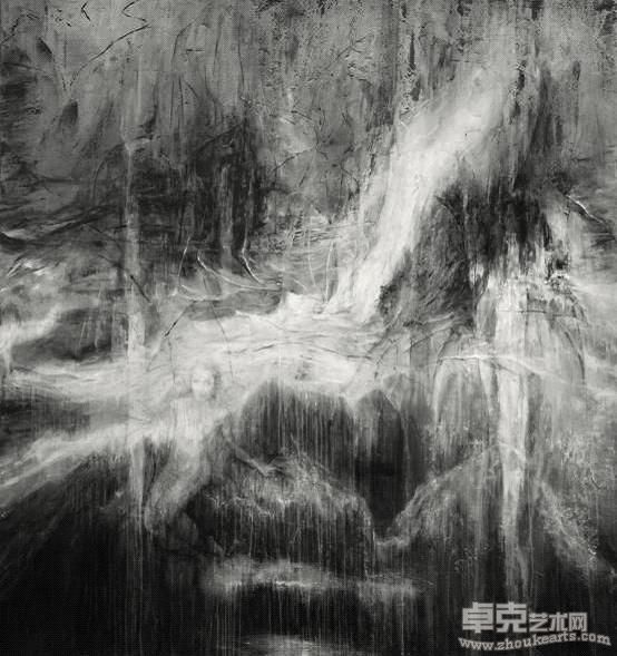 密林 no.14 布面油画 Deep Forest no.14  180x170cm 2010