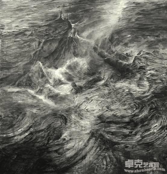 密林 no.15 布面油画Deep Forest no.15 180x170cm 2010