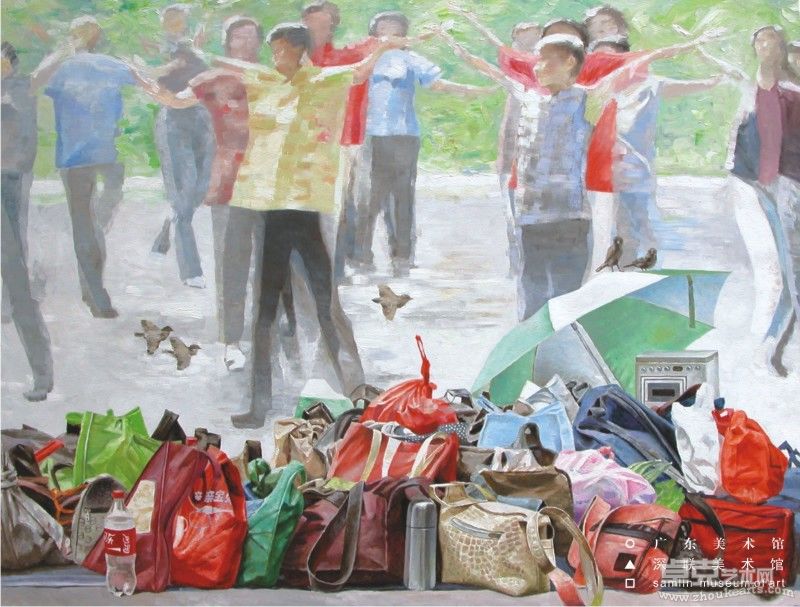 9动起来  布面油彩 骆启泉 160×120cm