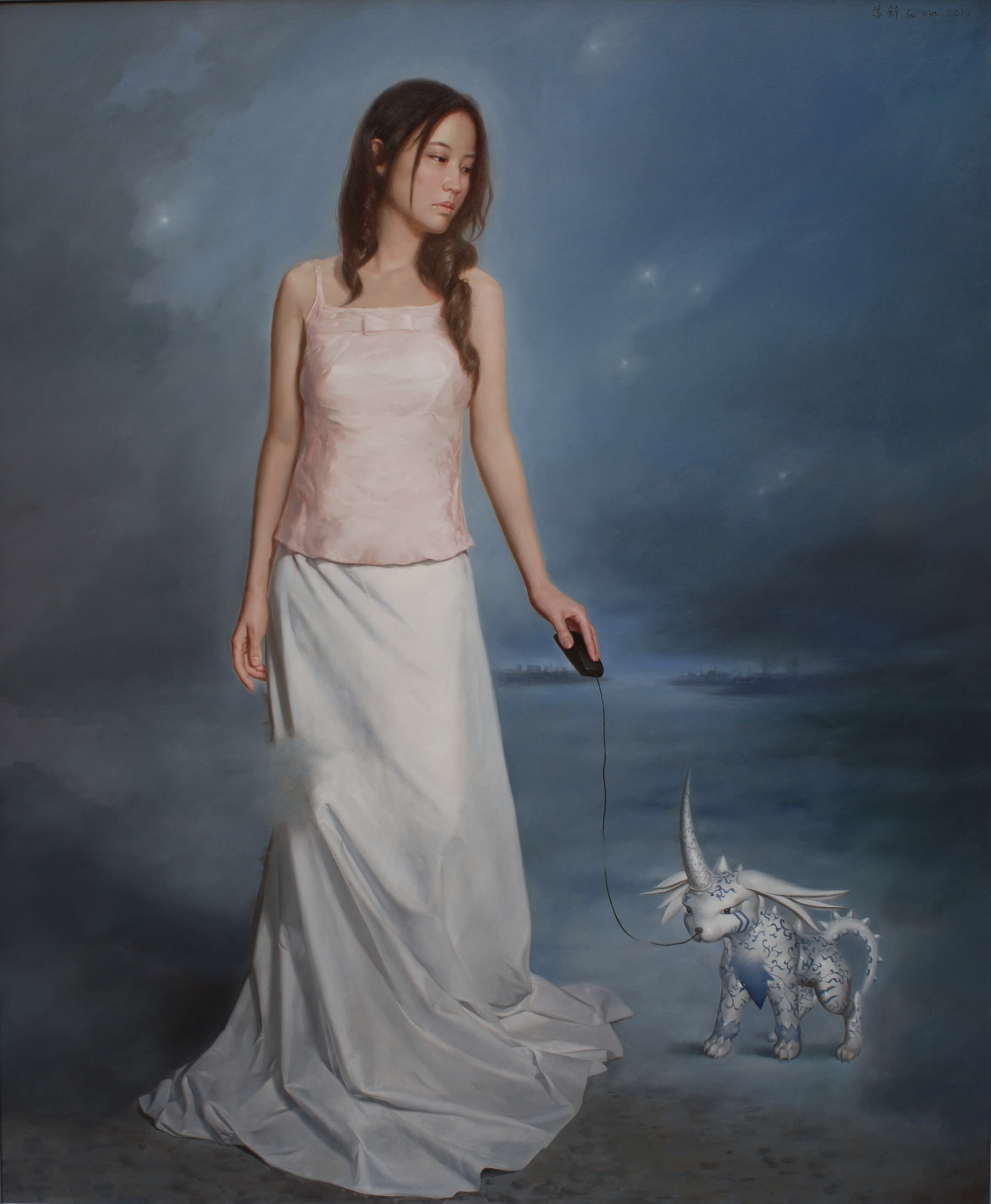 青花之四170x140cm