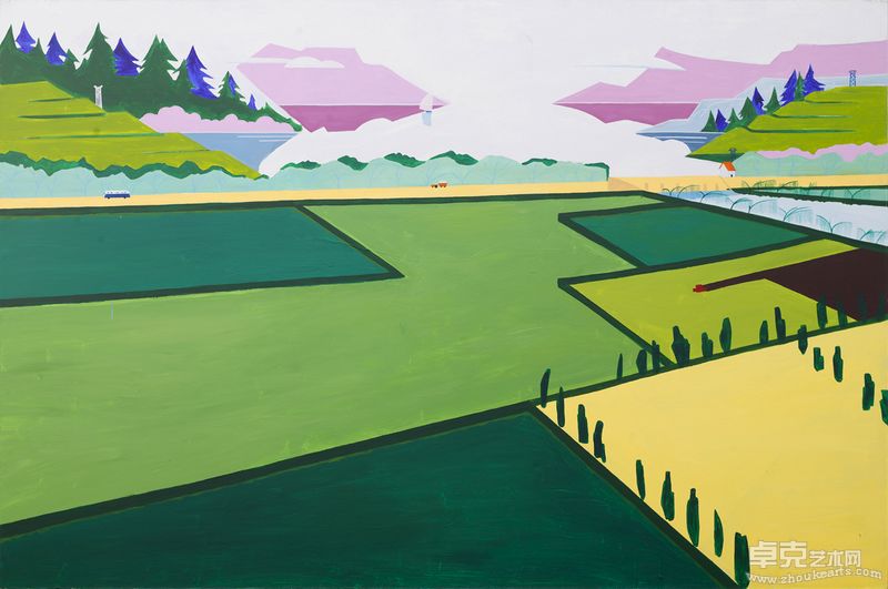 娄申义 2009 中国风景 200×300cm 布面丙烯