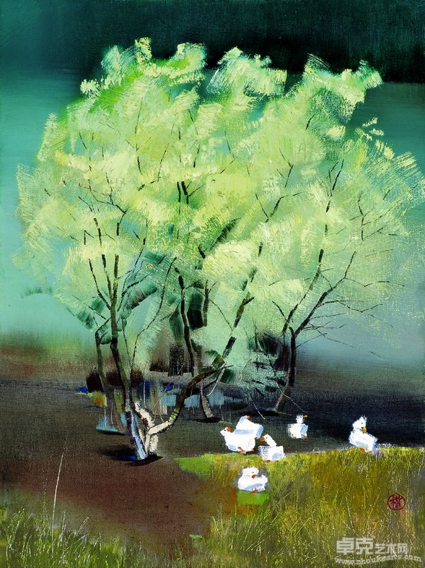 醉春Immersed in Spring 80 cm×60 cm