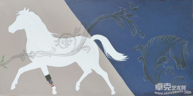 HOPE希望，102x50cm_布面油画