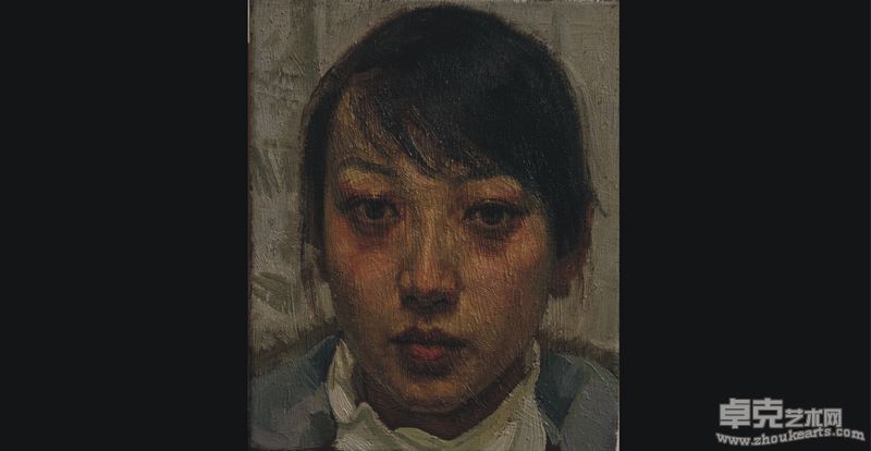 郭维新--《杨雪》25X30cm布面油画
