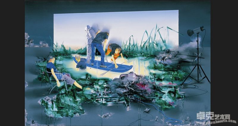 李昌龙--被修改的计划 NO.3 (300x200cm) 2008 油画