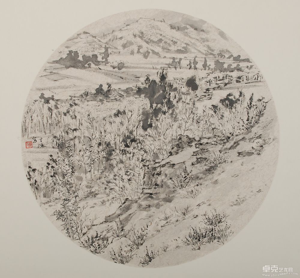西行系列之434×36cm