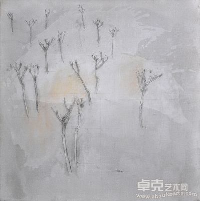 冬-2 100X100cm  布面铅笔  2010