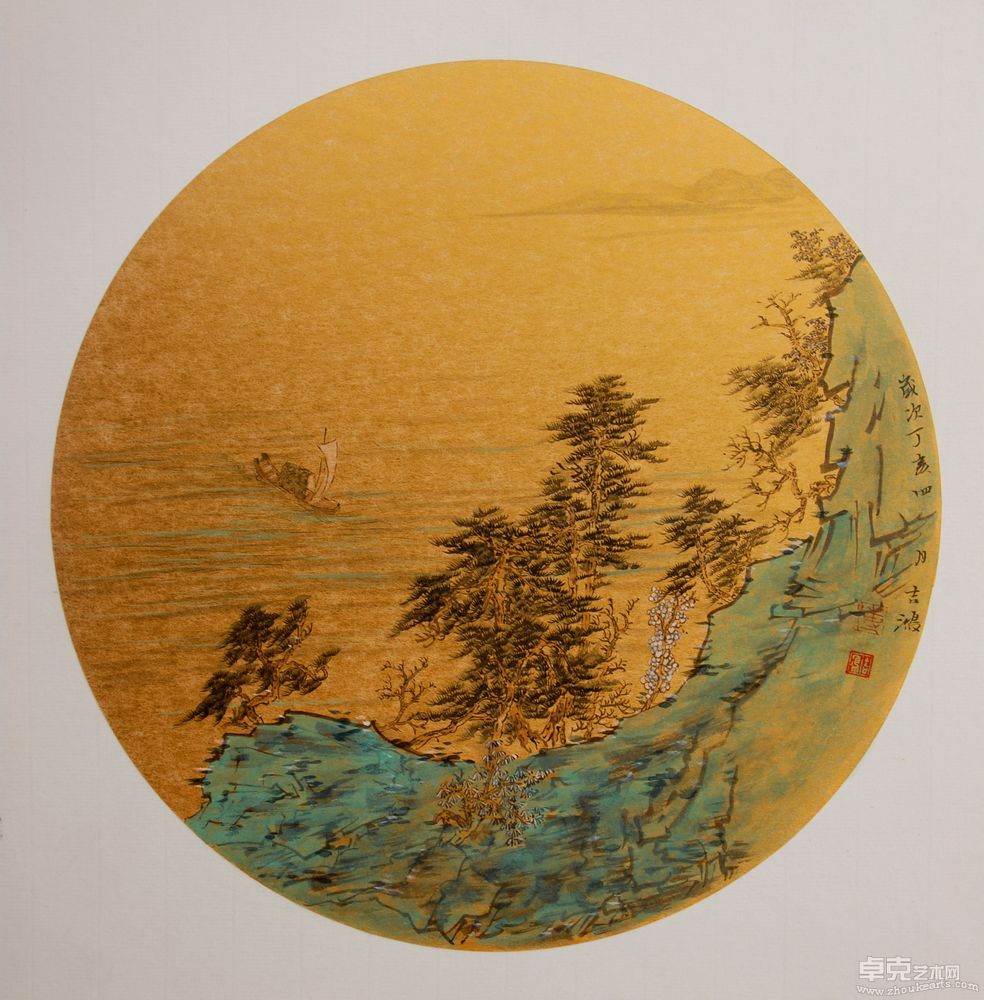 归帆34×36cm