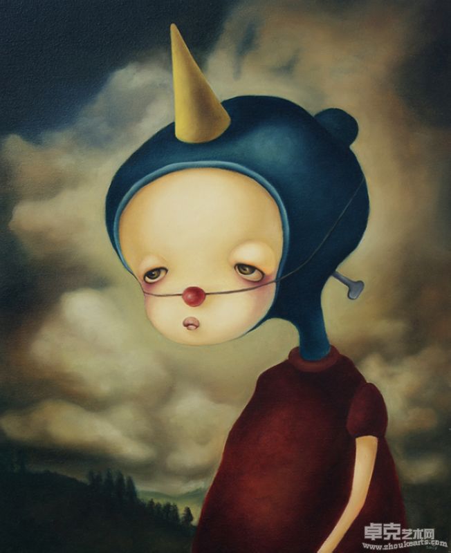 《我是丢丢—丢丢的冰淇淋帽子》 65x80cm  2010