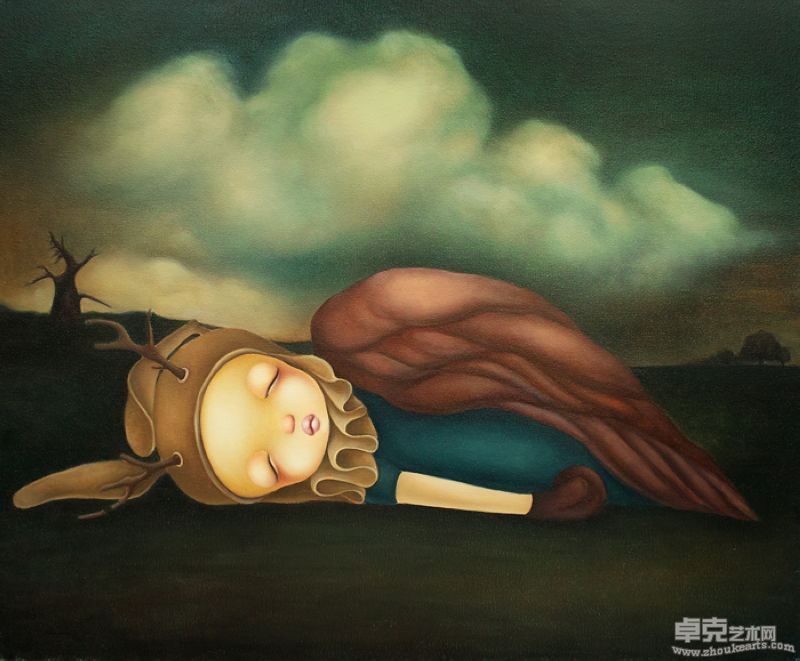 森林里的秘密--丢丢100X80CM 2010