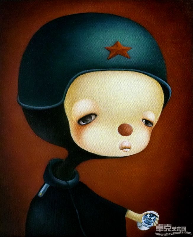 我是丢丢--时间是彼此的证人 38X46.5CM 2010